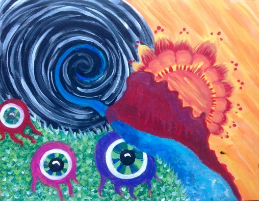 Observed & Observer (painted live at Oaktopia 2013)